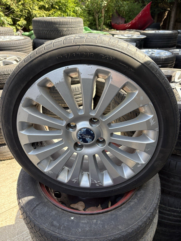 16" FORD FIESTA MK 7/8 Titanium 15 Spoke ALLOY WHEEL And 195/45 R16  TYRE Xs160