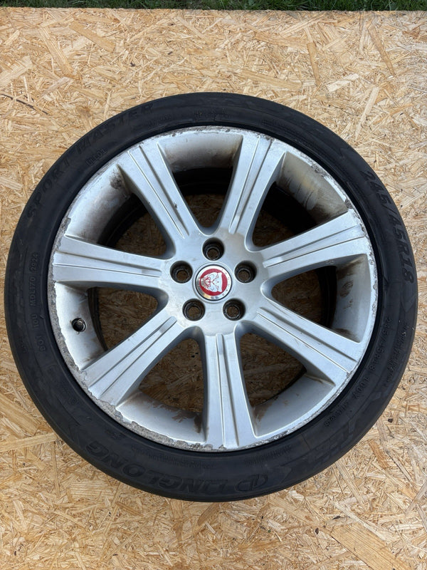 JAGUAR XF ALLOY WHEEL RIM 18 INCH 6W83-1007-AB CROMODORA 2007-20110