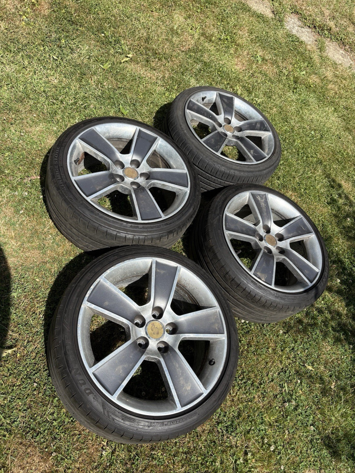 18” 5x108 Ford Mustang Rims With Tyres Mondeo Connect Focus0