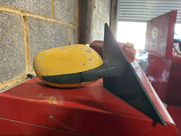 Fiat Coupe Wing Mirror Drivers Side O/S  Yellow 258/a0