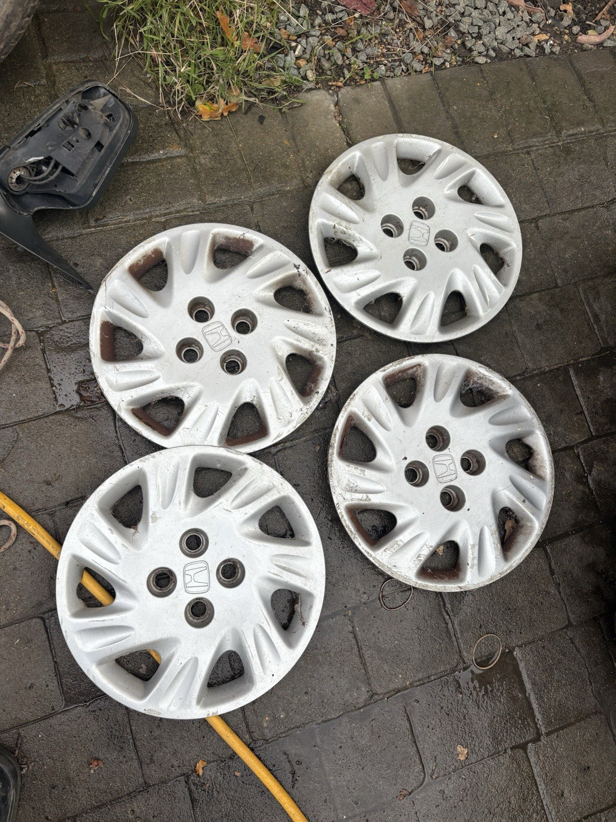 x4 Honda Civic MK7 14" Wheel Trim Set Original Genuine Hub Caps0
