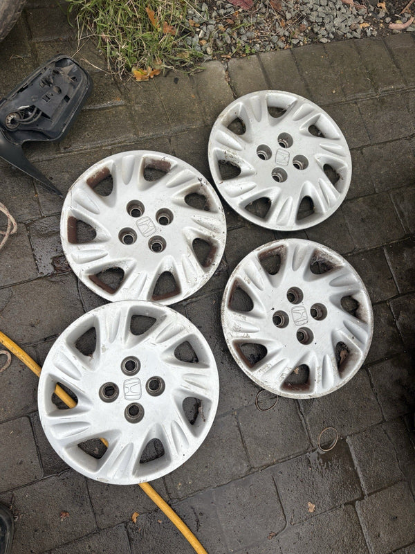 x4 Honda Civic MK7 14" Wheel Trim Set Original Genuine Hub Caps0
