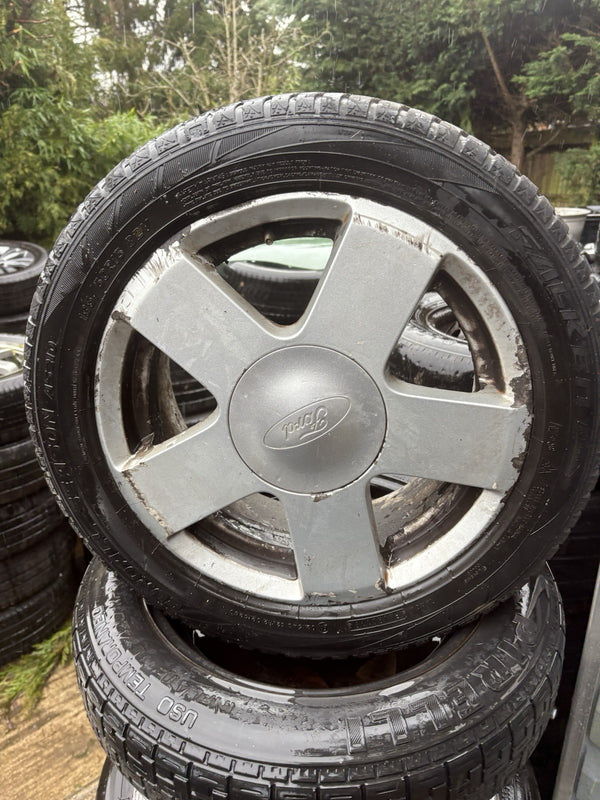 1x FORD FIESTA MK6 15” 6Jx15H2 ET:52.5 ALLOY WHEEL 2S61-AB  195/50 R15 Tyre Mj10