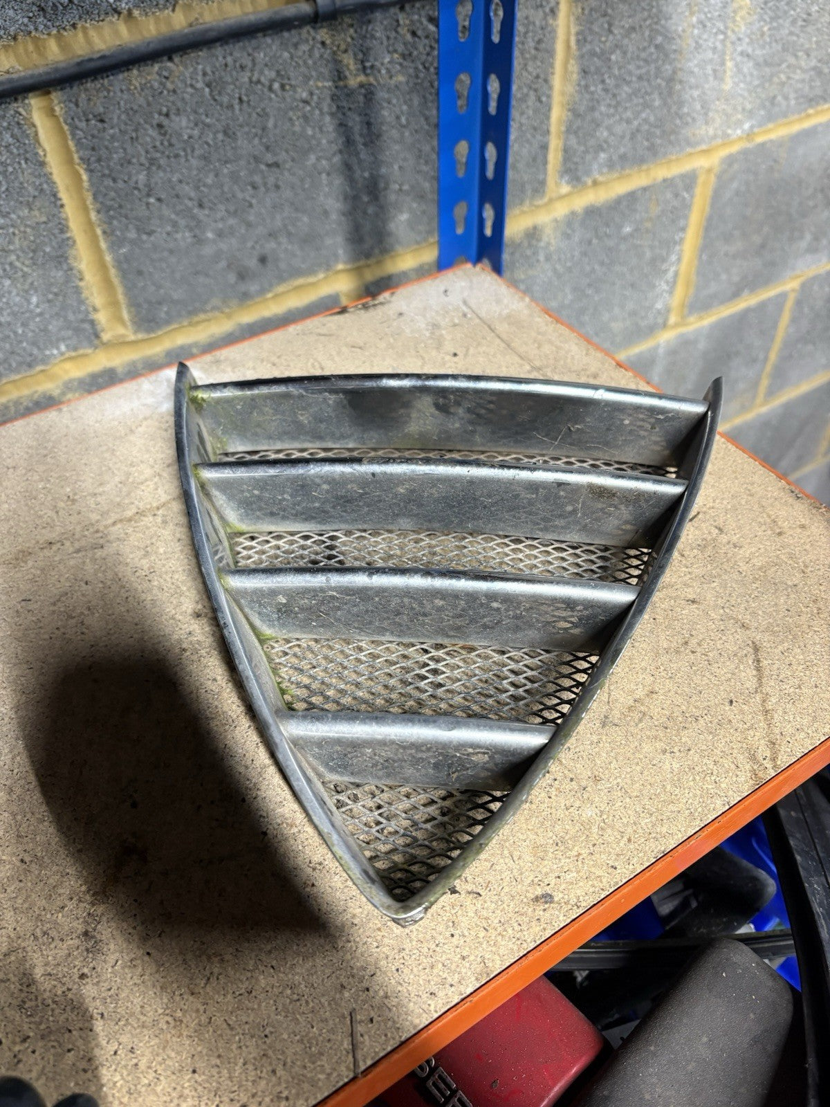 ALFA BRERA/SPIDER FRONT BUMPER HEART SHAPE GRILL 05-11 Chrome Grille0