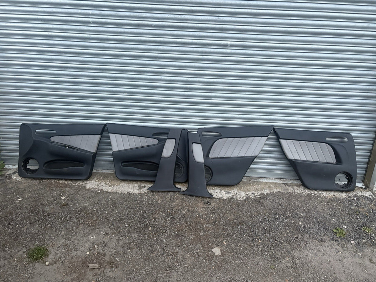Alfa Romeo 156 Saloon Series 1 Grey Leather Door Cards Full Set 0