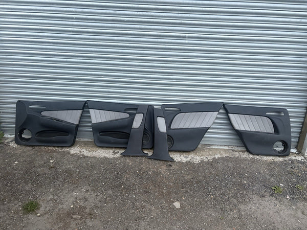 Alfa Romeo 156 Saloon Series 1 Grey Leather Door Cards Full Set 0