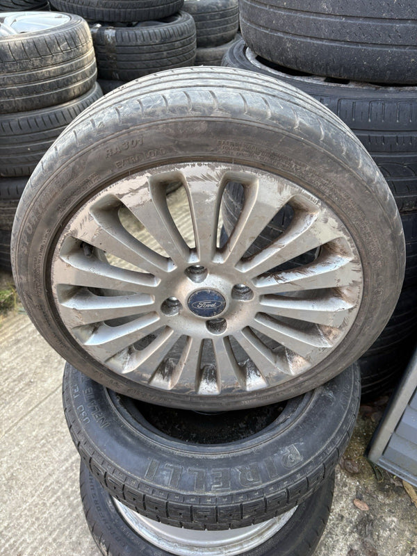 16" FORD FIESTA MK 7/8 Titanium 15 Spoke ALLOY WHEEL And 195/45 R16  TYRE Xs30