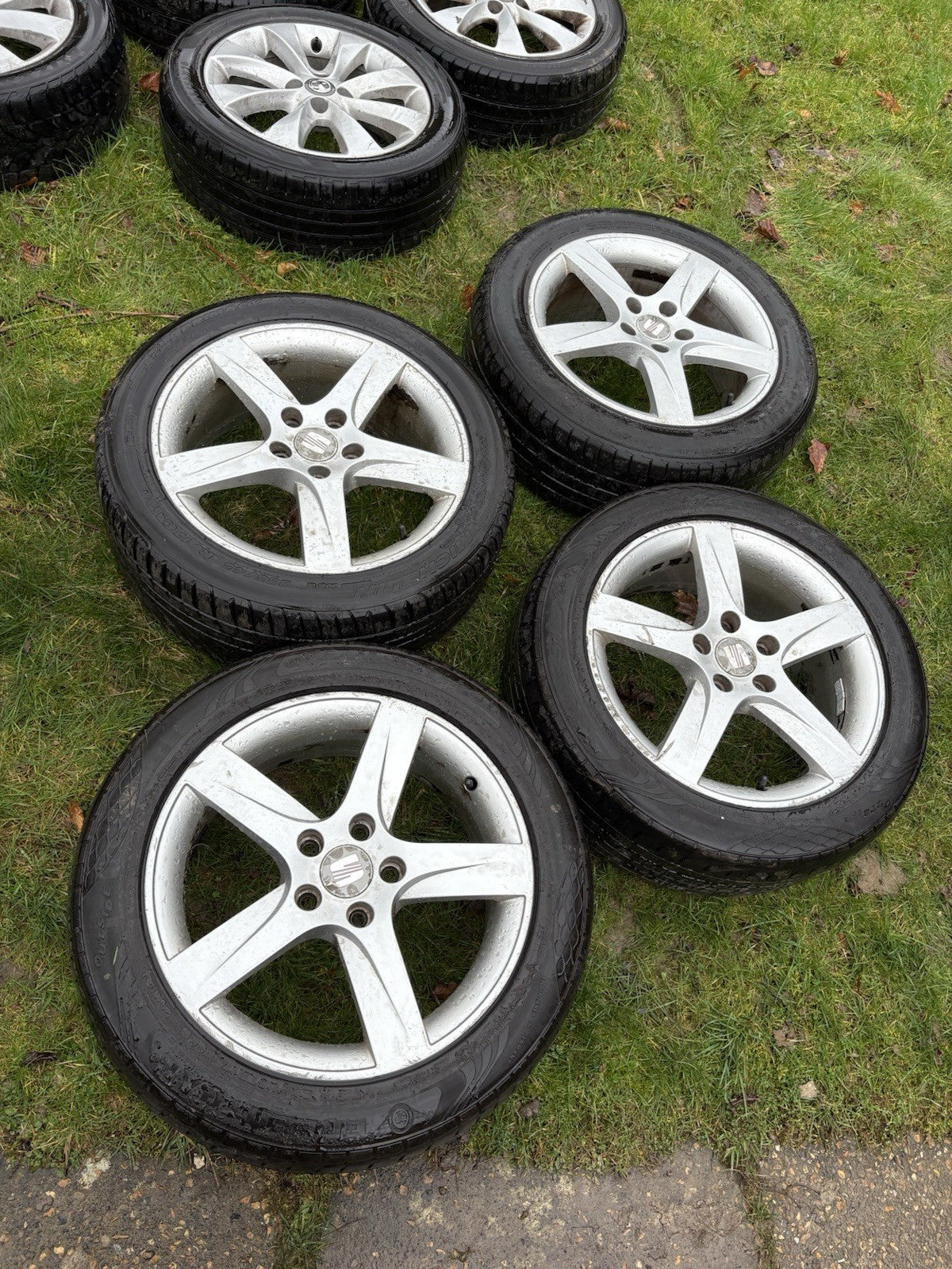 17" SEAT Leon  ALLOY WHEELS With Tyres  MK4  ET54 7Jx17H2 Vw Golf0