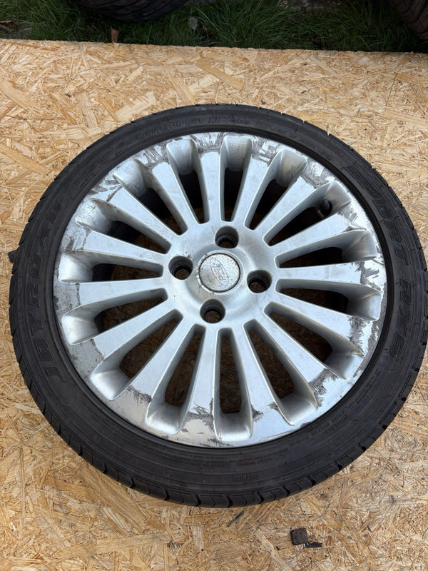 16" FORD FIESTA MK 7/8 Titanium 15 Spoke ALLOY WHEEL And 195/45 R16  TYRE Xs210