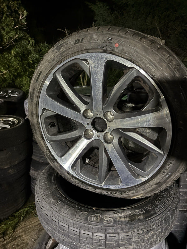 Peugeot 208 Diamond Cut Alloy Wheel Rim With Tyre 17 Inch 2013 Reg SEE IMAGES0