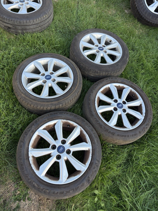 16” 4x108 Ford fiesta zetec ecoboost spoke alloy wheels alloys with tyres Rims0