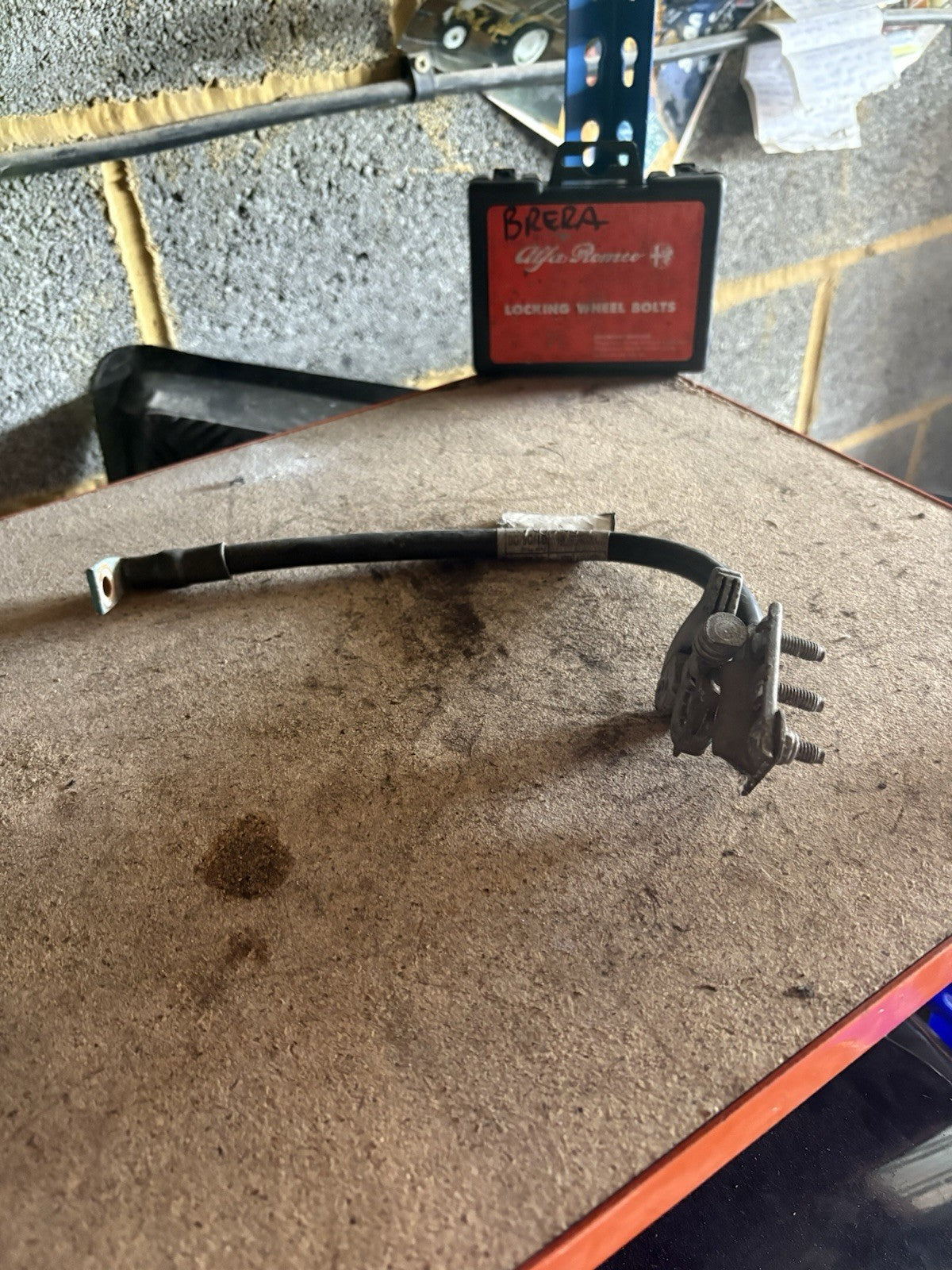 ALFA ROMEO 159 BRERA SPIDER 2.2 3.2  NEGATIVE BATTERY CLAMP TERMINAL LEAD CABLE0