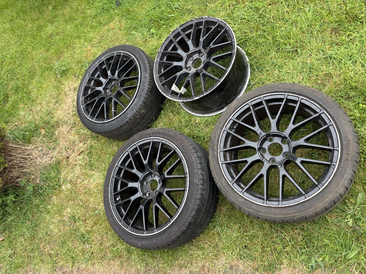 19” staggered 5x120 bbs 3dsm style alloy wheels vw t4 bmw0