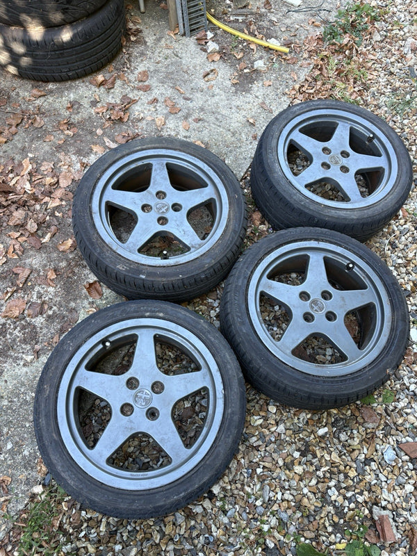 Alfa Romeo 155 Sportpack Speedline 16” Alloy Wheels 4x98 With Tyres 33 Sud Grey0