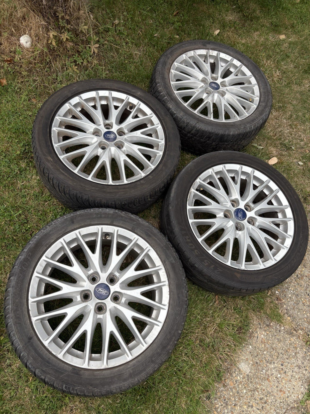 17” FORD MONDEO ALLOY WHEELS & TYRES 5x108 Galaxy S Focus Rims With Tyres0