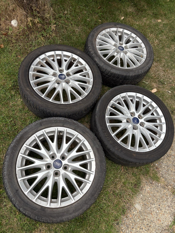 17” FORD MONDEO ALLOY WHEELS & TYRES 5x108 Galaxy S Focus Rims With Tyres0