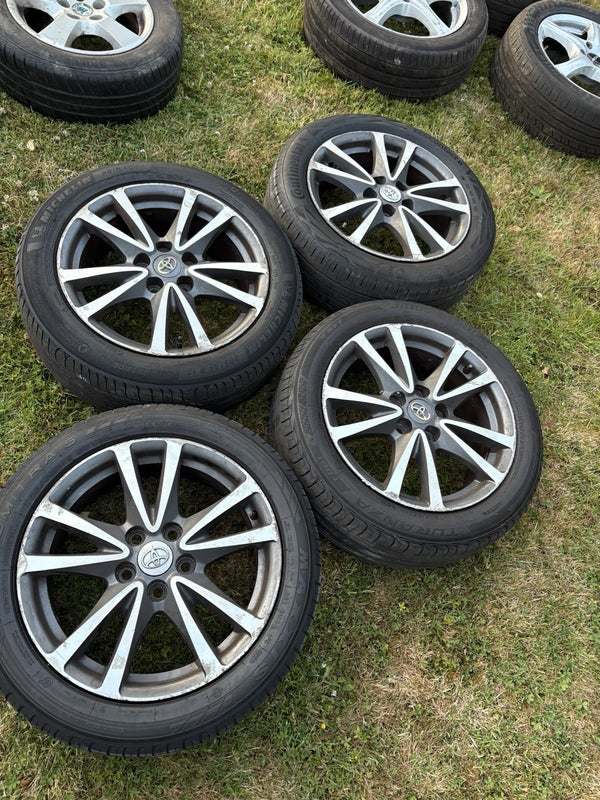 TOYOTA AVENSIS 17"  ALLOY Wheels Alloys With Tyres 42611-YY4 (W 101) Rims X40