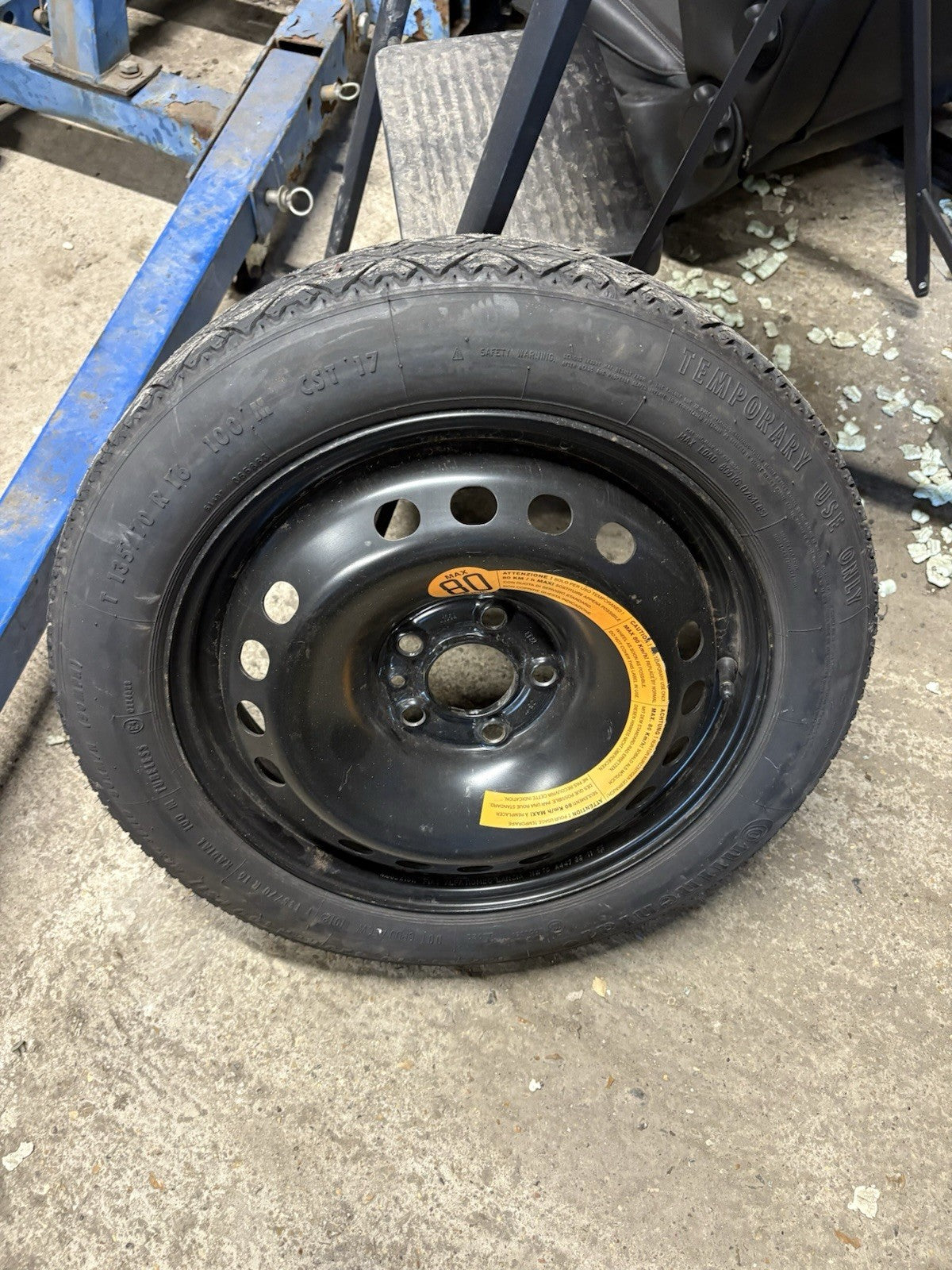 2010-2020 Alfa Romeo Giulietta MK3 (940) 16" Spare Wheel with Tyre 135/70/160