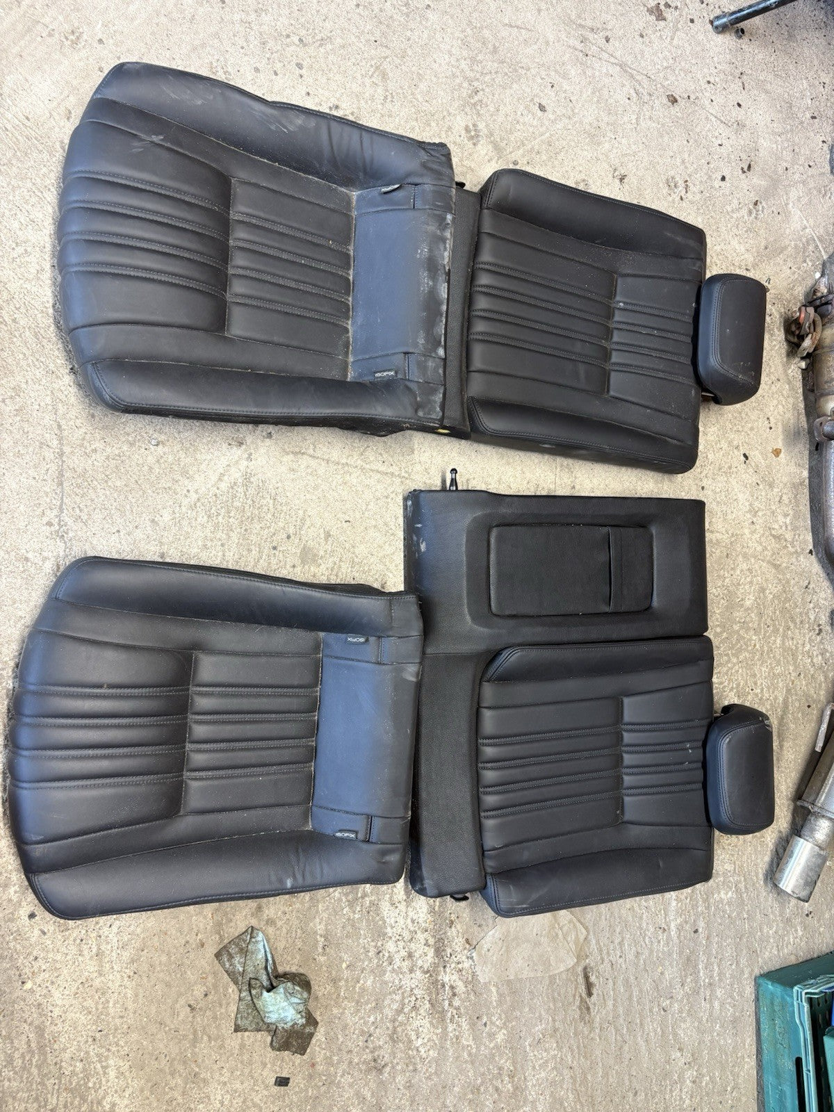 Alfa Romeo Brera Rear Seats Left And Right Bench Leather 0