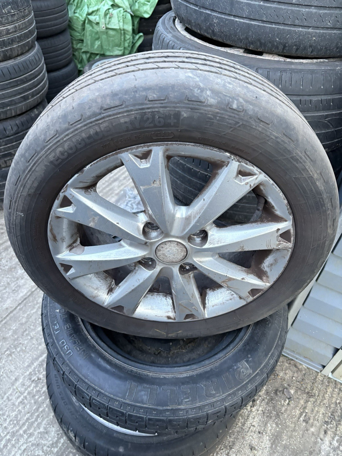 15"  Ford Fiesta MK7 2008-2012Alloy Wheel &  Tyre 195/50R15 Spoke Zetec S Sx10