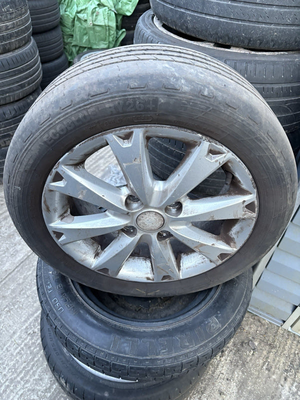 15"  Ford Fiesta MK7 2008-2012Alloy Wheel &  Tyre 195/50R15 Spoke Zetec S Sx10