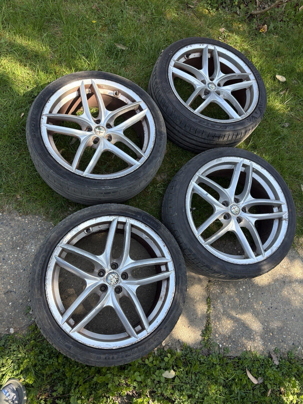 Alfa Romeo  GT Cloverleaf 18” Alloy Wheels 5x98 Blackline With Tyres Gtv0
