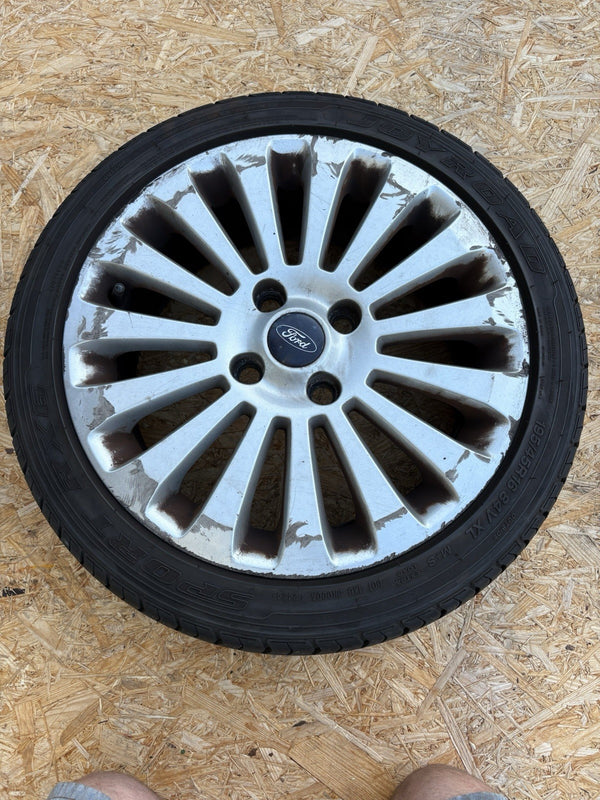 16" FORD FIESTA MK 7/8 Titanium 15 Spoke ALLOY WHEEL And 195/45 R16  TYRE Xs130