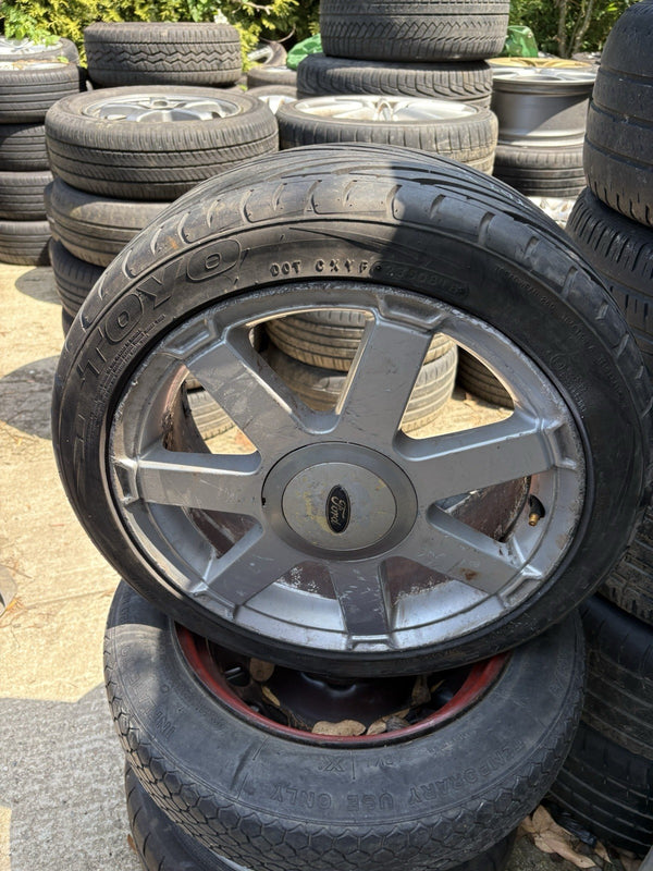 FORD FIESTA MK6 / MK7 / 16" 7 SPOKE CLIMATE ALLOY WHEEL Titanium  Td3 Welded0