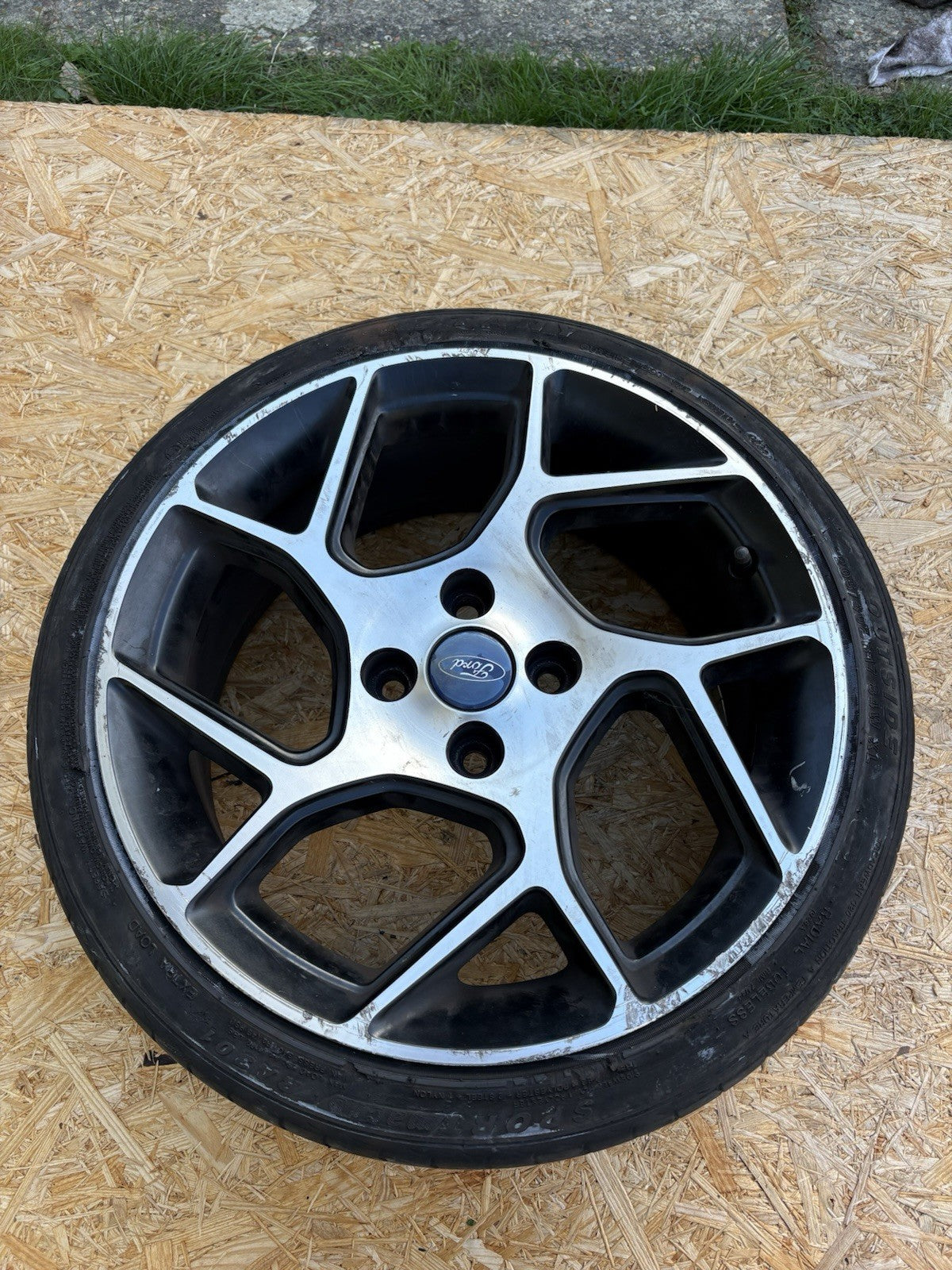 FORD FIESTA MK8 ST 2017-2022 GENUINE 17" DIAMOND CUT ONE ALLOY WHEEL+ TYRE0