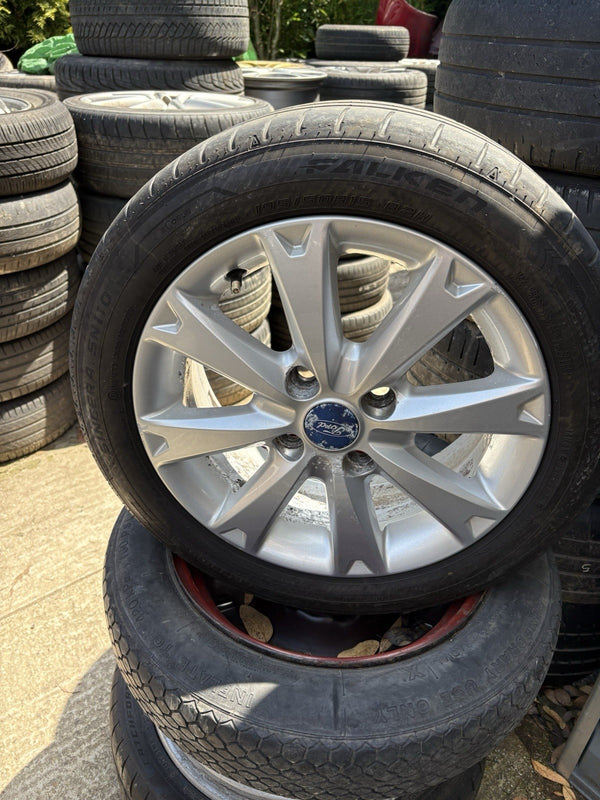 15"  Ford Fiesta MK7 2008-2012Alloy Wheel &  Tyre 195/50R15 Spoke Zetec S Sx30