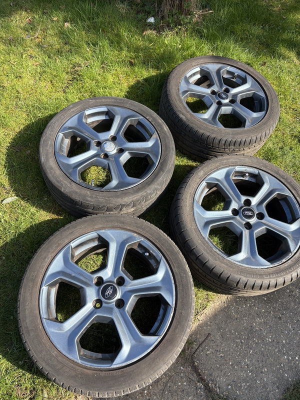 17” 4x108 Ford Fiesta Alloy Wheels Alloys With Tyres St180 St Line0