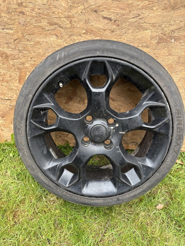 GENUINE 17" FORD FIESTA MK7 MK 8 ZETEC S SNOWFLAKE ALLOY WHEEL Tyre Black Bl30