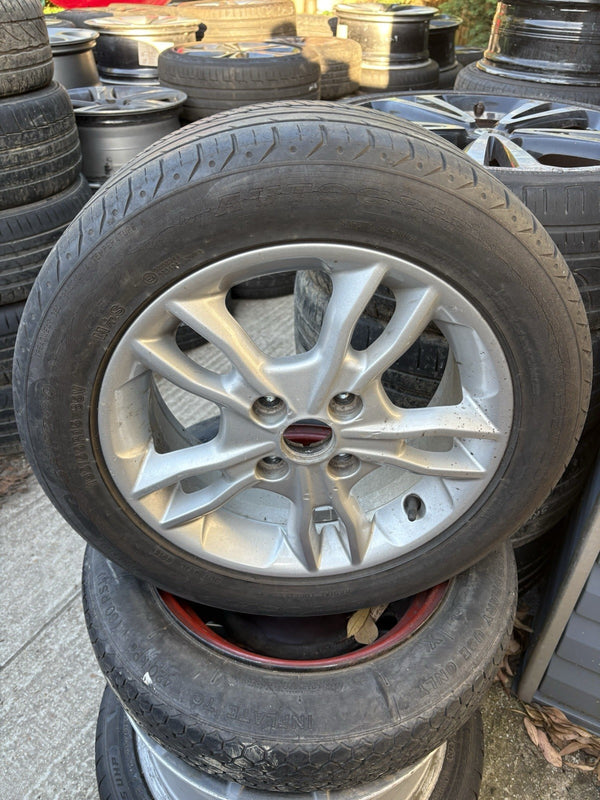 15” 4x108 Ford Fiesta Mk7.5 Split Spoke  Zetec Alloy Wheel Alloy With Tyre  X10