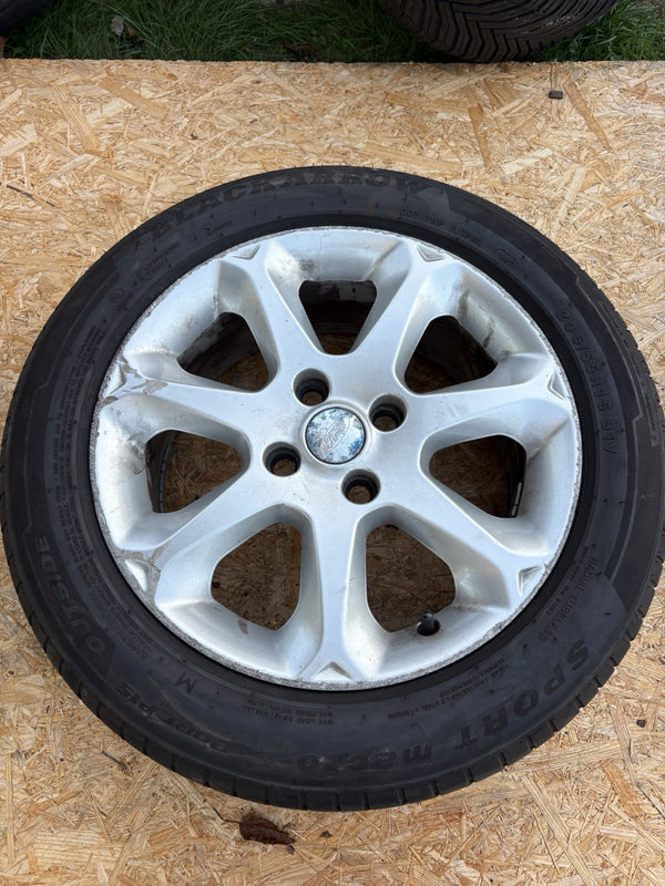 16" FORD FIESTA MK 7/8 Titanium 7 Spoke ALLOY WHEEL And Rim 205/55 R16 TYRE Bx100