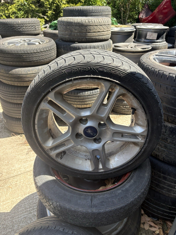 16" FORD FIESTA ZETEC S MK 7 MK 8 5 SPLIT SPOKE 4 STUD ALLOY WHEEL  Fx140