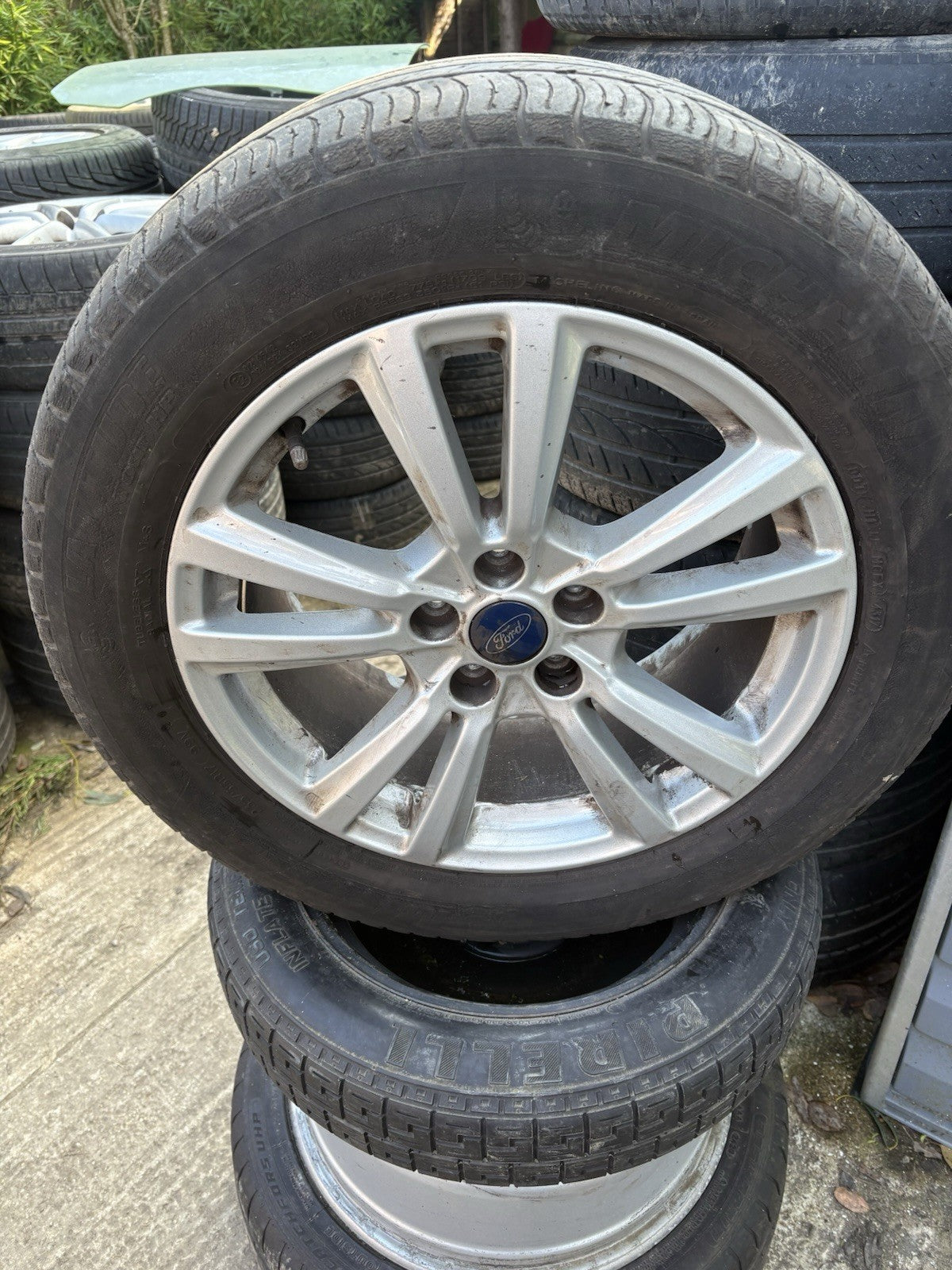 FORD KUGA ALLOY WHEEL  MK2 Rim  TITANIUM 235 55 17 7.5 J FJ5C1007A1A With Tyre0