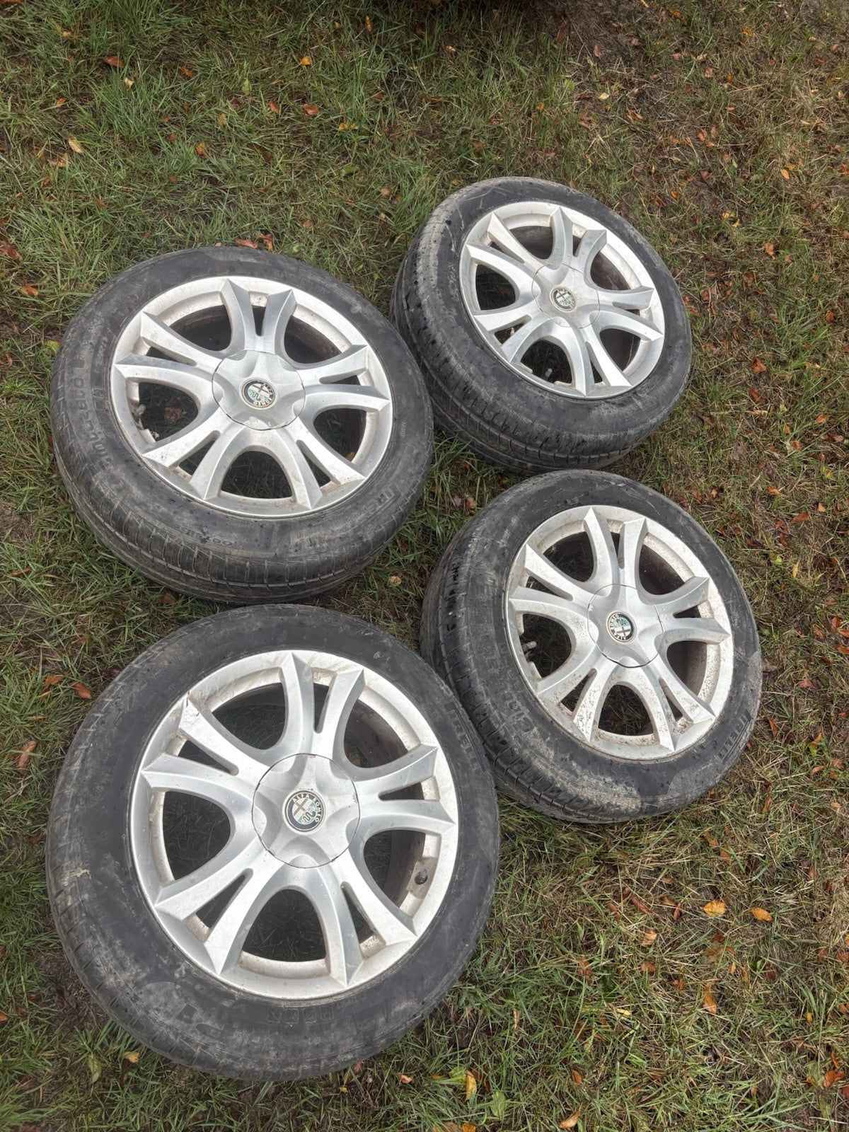 16” 4x98 Alfa Romeo Mito Alloy Wheels Alloys With Tyres Fiat 5000