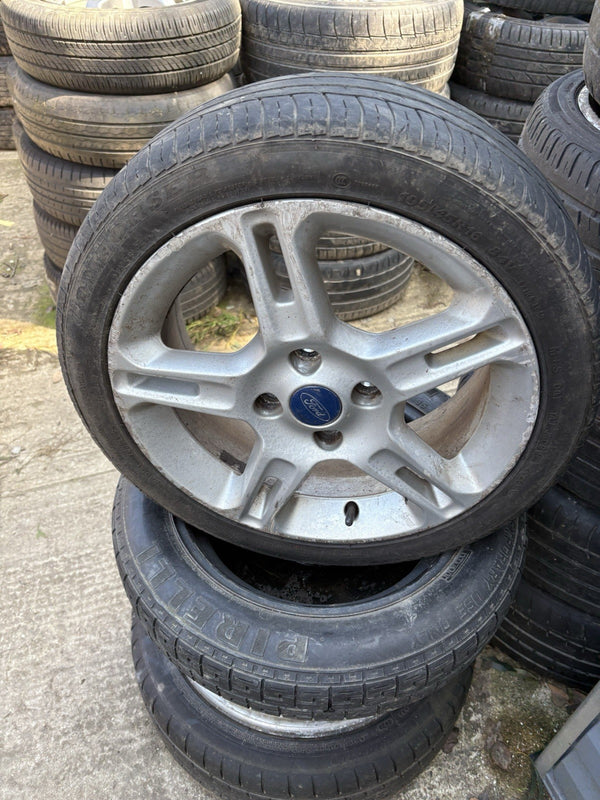16" FORD FIESTA ZETEC S MK 7 MK 8 5 SPLIT SPOKE 4 STUD ALLOY WHEEL  Fx100
