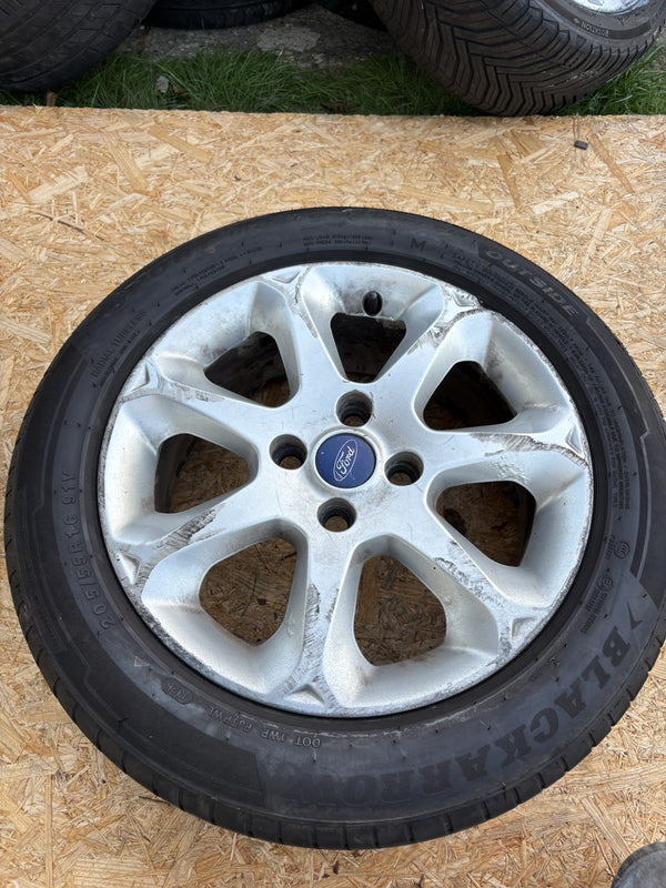 16" FORD FIESTA MK 7/8 Titanium 7 Spoke ALLOY WHEEL And Rim 205/55 R16 TYRE Bx120
