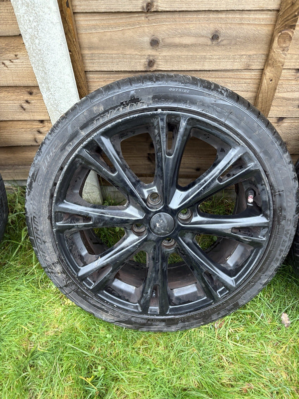 X1 17” Ford Fiesta Ecoboost Black Alloy Wheel With Tyre S St Line Mk 7.5 7 B20