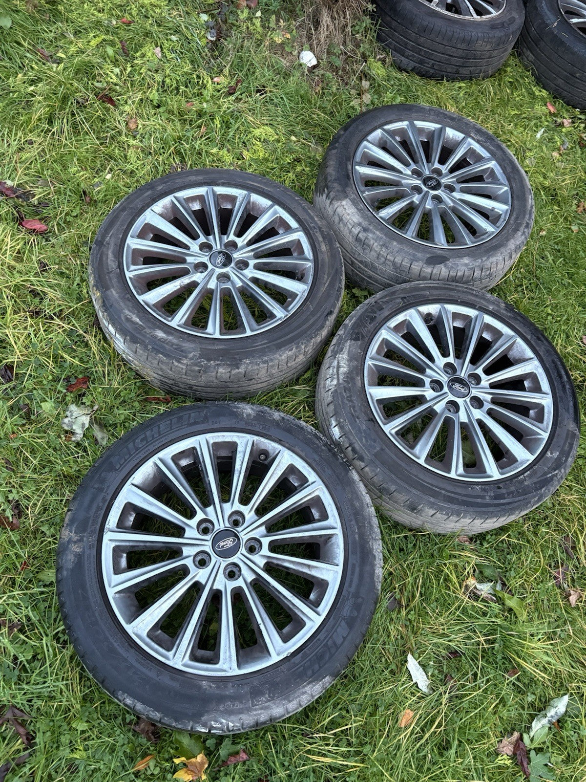 17” FORD MONDEO ALLOY WHEELS & TYRES 5x108 Galaxy S Focus Rims With Tyres0