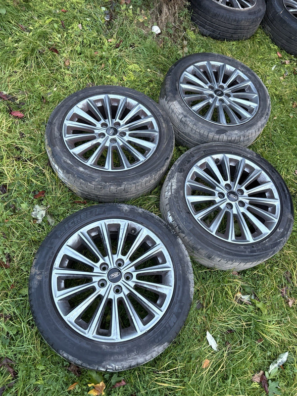 17” FORD MONDEO ALLOY WHEELS & TYRES 5x108 Galaxy S Focus Rims With Tyres0