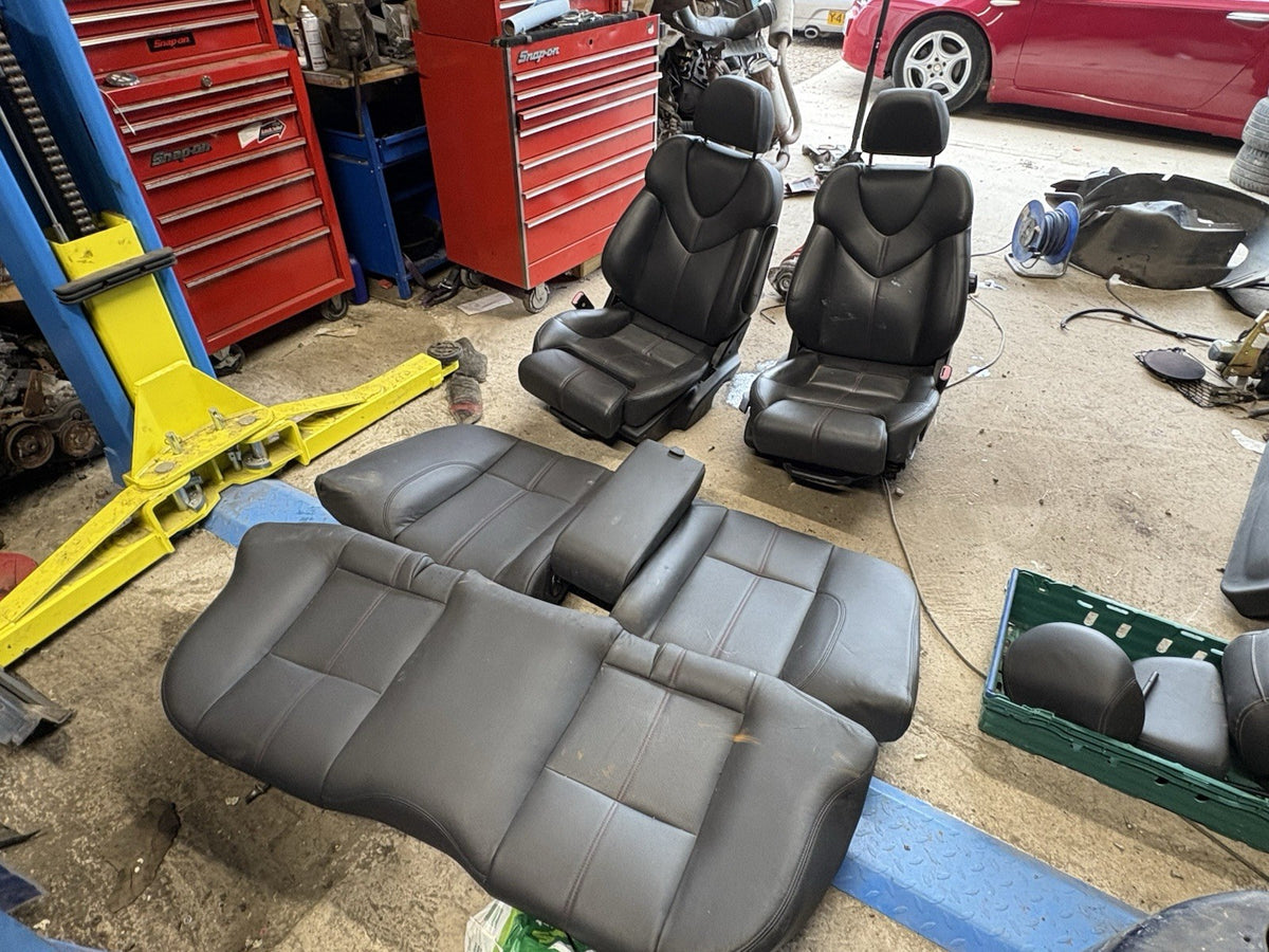 Alfa Romeo 156 Ti Black Leather Interior Seat Chair Left Right Drivers Passenger0