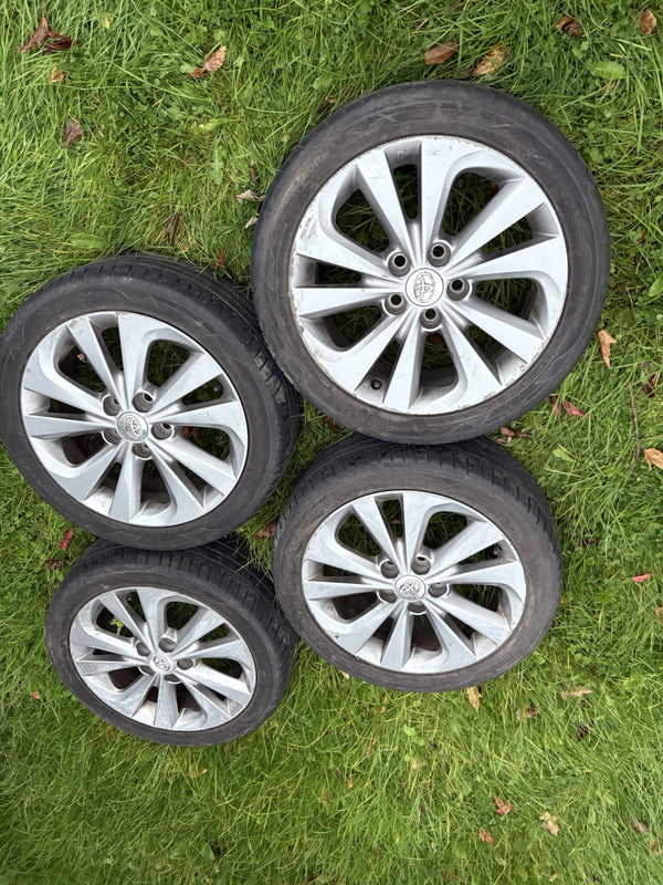TOYOTA Auris  17"  ALLOY Wheels Alloys With Tyres (W 101) Rims X40