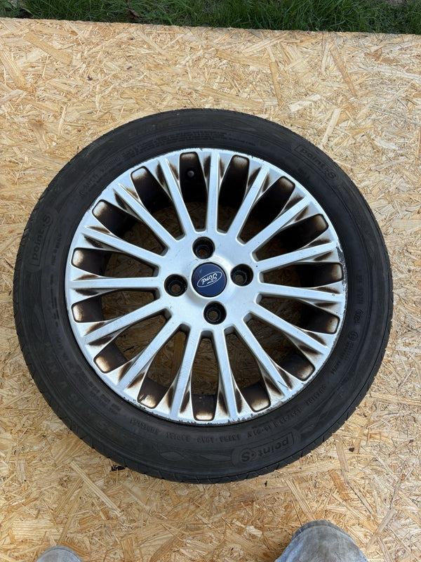 16" FORD FIESTA MK 7/8 Titanium 15 Spoke ALLOY WHEEL And 195/55 R16  Zetec0