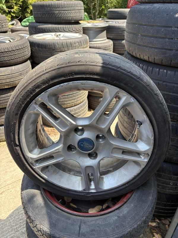 16" FORD FIESTA ZETEC S MK 7 MK 8 5 SPLIT SPOKE 4 STUD ALLOY WHEEL  Fx3 Repaired0