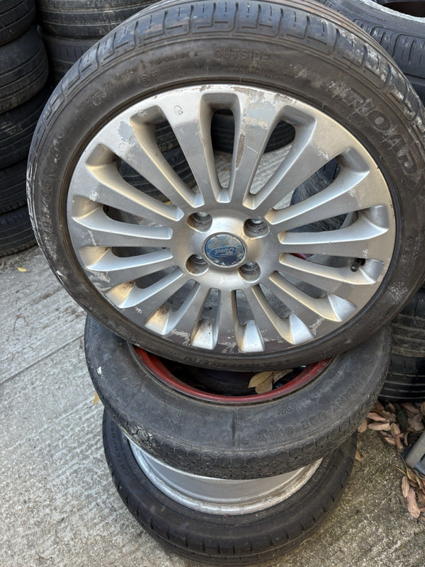16" FORD FIESTA MK 7/8 Titanium 15 Spoke ALLOY WHEEL And 195/45 R16  TYRE Xs60