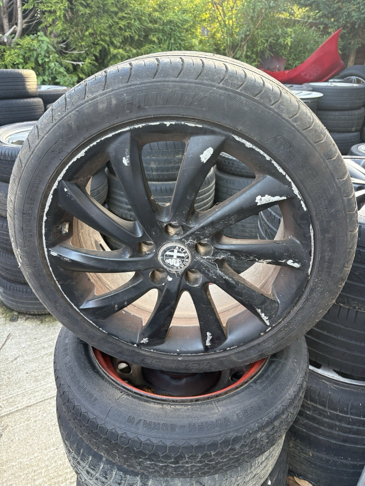 Alfa Romeo Giulietta MK3 17" Alloy Wheel with Tyre Black Rim 225/45/17 1560932700