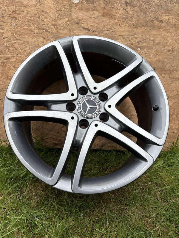 18” Mercedes A C Class Alloy Wheel Rim No Tyre Et41 8j Diamond Cut 0